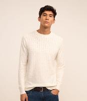 Suéter em Tricô com Textura Ondulada - 2