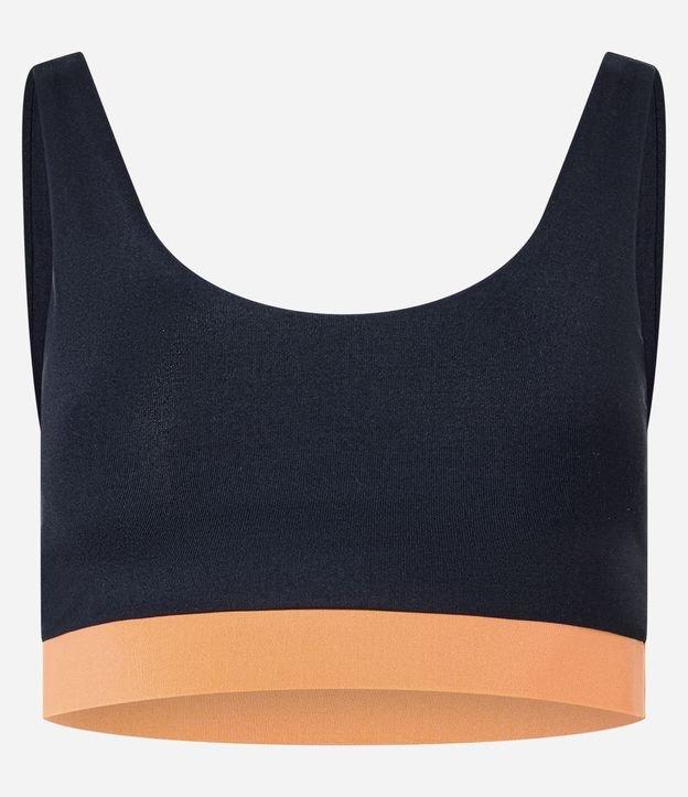 Top Esportivo em Poliamida com Barra Contrastante - 2