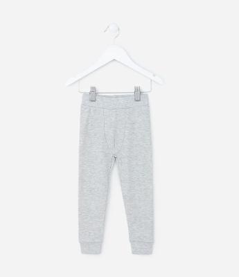 Calça de Pijama Infantil em Viscose Básica - Tam 2 a 10 Anos