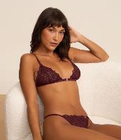 Calcinha String Fio Duplo em Renda - 4