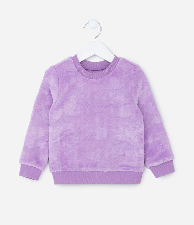 Casaco Infantil Quentinho em Fleece com Textura - Tam 1 a 5 anos - 1