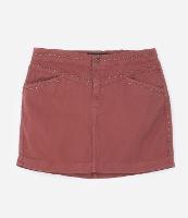 Saia Curta em Sarja com Tachinhas Frontais Curve & Plus Size - 1