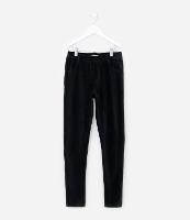 Calça Legging Infantil em Veludo com Bolsos Fake - Tam 5 a 14  Anos - 1