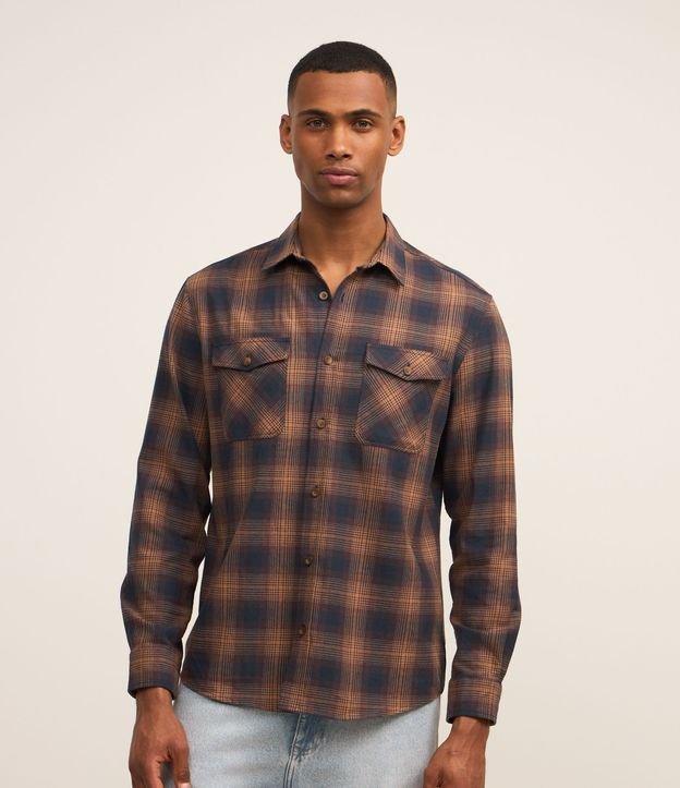 Camisa Comfort em Flanela com Estampa Xadrez - 2