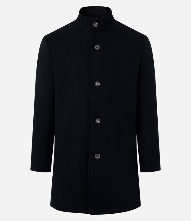 Casaco Alongado com Textura e Forro Removível - 1