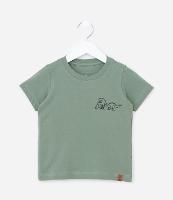 Camiseta Infantil com Estampa de Dinos - Tam 1 a 6 Anos - 1