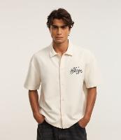 Camisa Boxy em Viscose com Bordado no Peito e Costas - 2