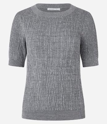 Blusa em Tricô com Ponto Diferenciado e Caimento Leve