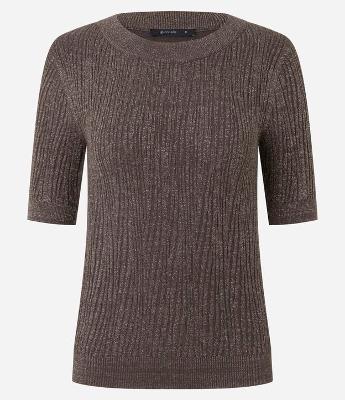 Blusa em Tricô com Ponto Diferenciado e Caimento Leve