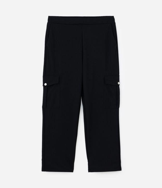 Calça em Crepe com Bolso Cargo Curve & Plus Size - 1
