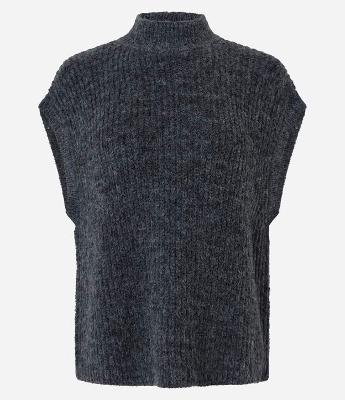 Colete Texturizado em Tricô com Caimento Leve