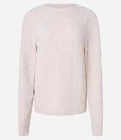 Suéter em Tricô com Textura e e Punho Canelado - 1