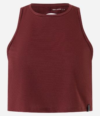 Regata Box Esportiva em Microfibra Texturizada com Recorte nas Costas