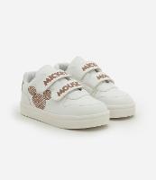 Tênis Infantil em PU com Estampa Mickey e Velcro - Tam 20 ao 27 - 1