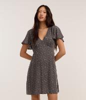 Vestido Curto em Viscose Maquinetado Floral Liberty - 2