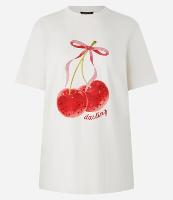 Camiseta em Algodão com Estampa Cereja Darling - 1