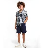 Camisa Infantil em Flanela com Estampa Xadrez - Tam 5 a 14 Anos - 2