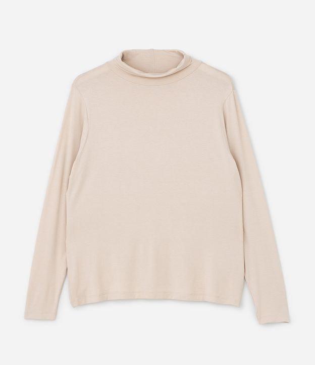 Blusa Gola Alta em Viscolycra Curve & Plus Size - 1