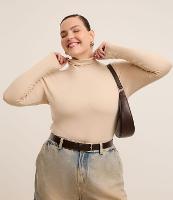 Blusa Gola Alta em Viscolycra Curve & Plus Size - 2