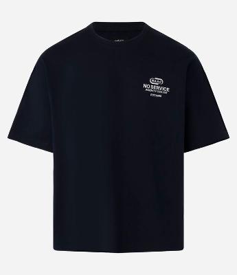 Camiseta Oversized com Estampa Bordada