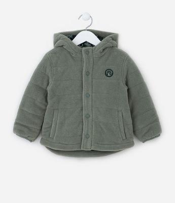 Jaqueta Infantil Quentinha em Microfibra - Tam 1 a 6 Anos