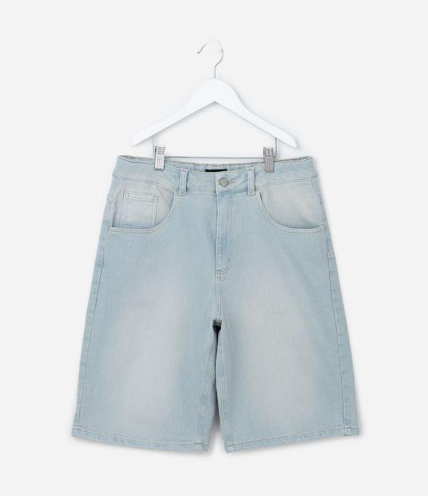 Bermuda Baggy Infantil em Jeans Dirty - Tam 5 a 14 anos - 1