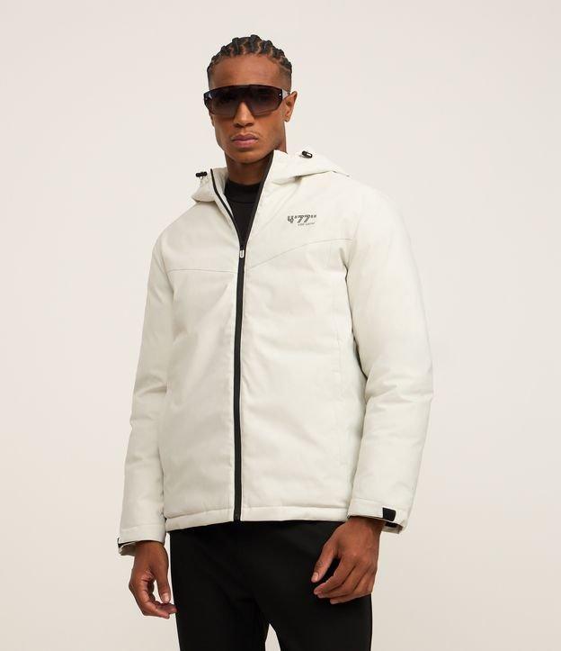 Jaqueta Esportiva com Capuz e Estampa Lettering - 2