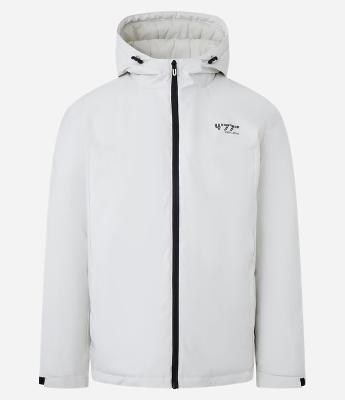 Jaqueta Esportiva com Capuz e Estampa Lettering