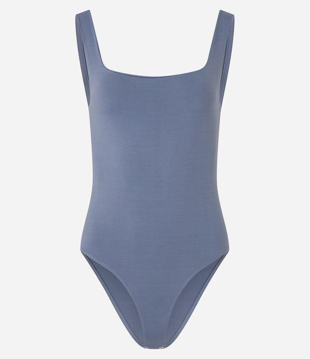 Body em Poliamida com Decote Redondo e Alça Média - 1