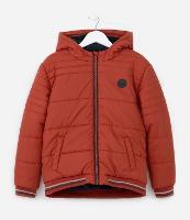 Jaqueta Puffer Infantil em Microfibra com Capuz - Tam 5 a 14 Anos - 1