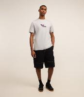 Bermuda Cargo Baggy em Sarja com Pesponto Contrastante - 2