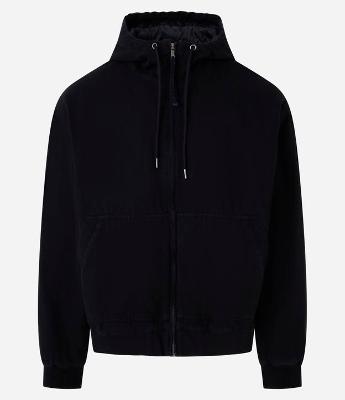 Jaqueta Trucker em Sarja com Efeito Lavado