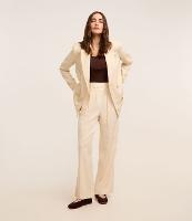 Calça Wide Leg Cintura Alta em Viscolinho com Cinto - 2