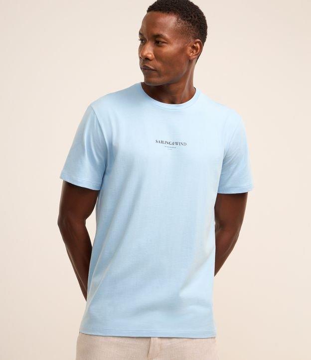 Camiseta Comfort em Algodão com Estampa Lettering - 2