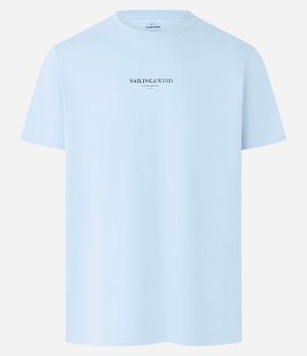 Camiseta Comfort em Algodão com Estampa Lettering