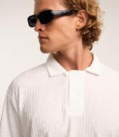 Camisa Polo Regular com Vista Oculta e Textura - 2