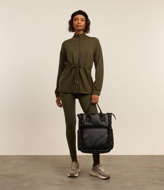 Calça Legging Esportiva em Microfibra com Bolso - 2