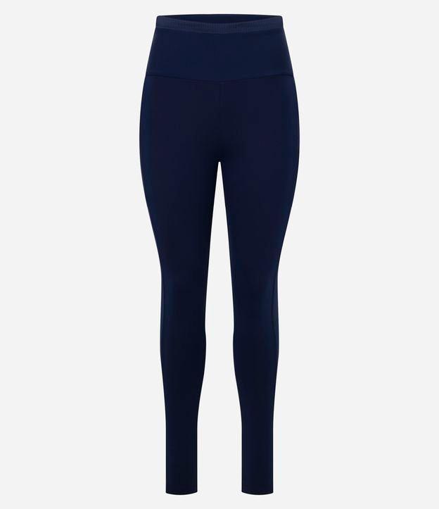Calça Legging Esportiva em Microfibra com Bolso - 1