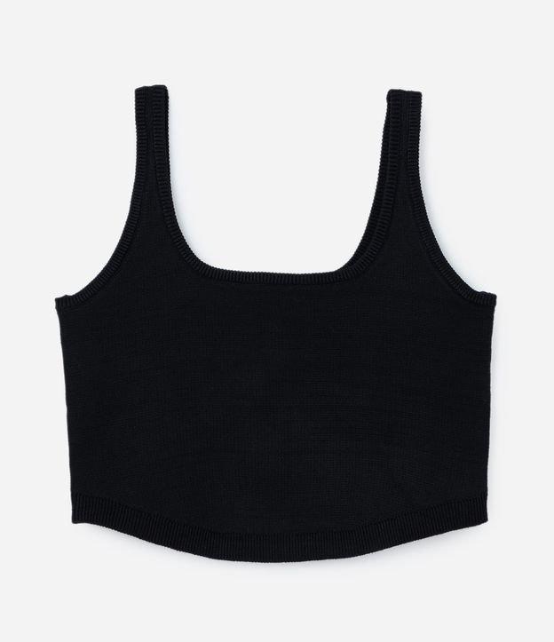Blusa Cropped em Tricô Curve & Plus Size - 1