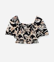 Blusa em Crepe com Estampa Floral e Laxtes Curve & Plus Size - 1