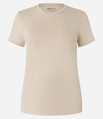 Blusa em Algodão Spandex com Manga Curta