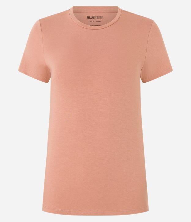 Blusa em Algodão Spandex com Manga Curta - 1