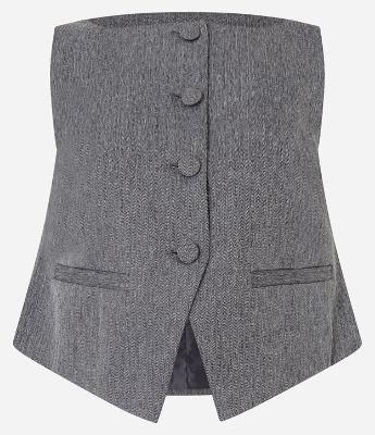 Colete Tomara Que Caia Alfaiatado com Barra V