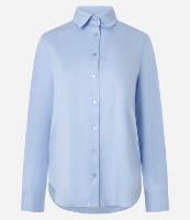 Camisa Básica em Tricoline com Botão no Punho Largo - 1