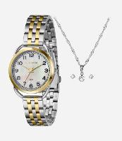 Kit Relógio Analógico Feminino Lince - 1