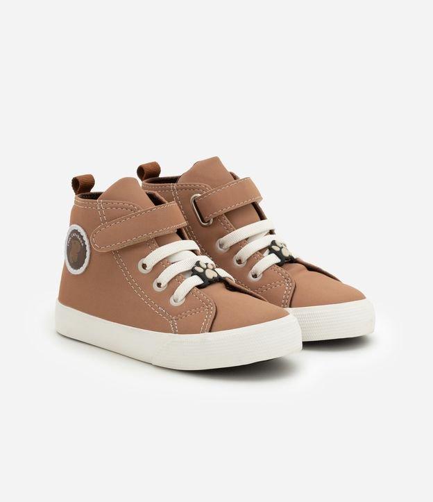 Tênis Abotinado Infantil com Patch Capivara - Tam 20 a 27 - 1