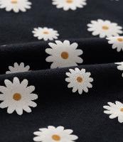 Vestido Infantil com Sobreposição e Estampa Margaridas - Tam 5 a 14 Anos - 1