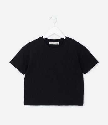 Camiseta Curta Infantil em Cotton Malhão - Tam 5 a 14 anos