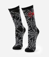 Meia Cano Alto em Algodão com Estampa Homem Aranha - 1