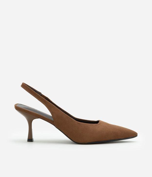 Sapato Scarpin Slingback com Bico Fino - 1